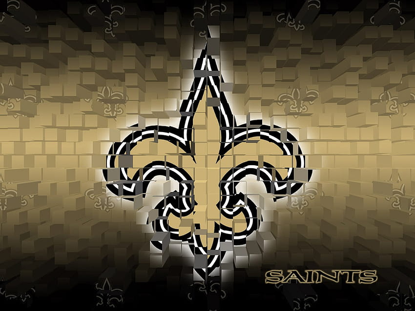 Saints et arrière-plans de la Nouvelle-Orléans, logo des saints Fond d'écran HD