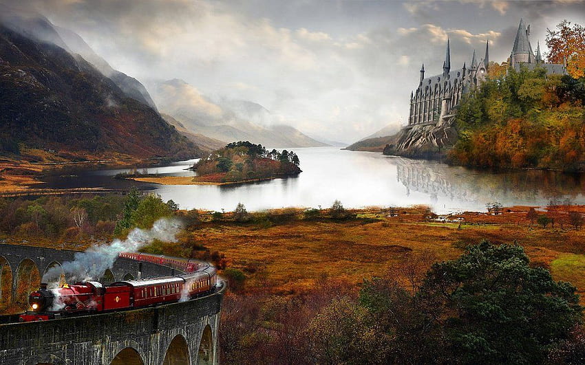 Hogwart jesienią, Harry Potter jesienią Tapeta HD