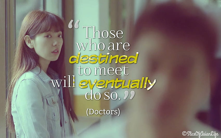 Doctors Crush Quote/Doctors Kdrama Quote – Slice Of Life, doctor crush HD wallpaper