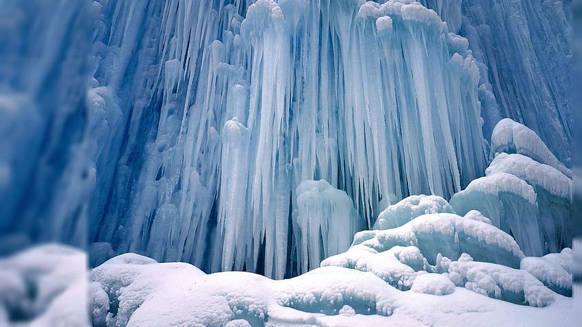 Eiszapfen, Wintereis HD-Hintergrundbild