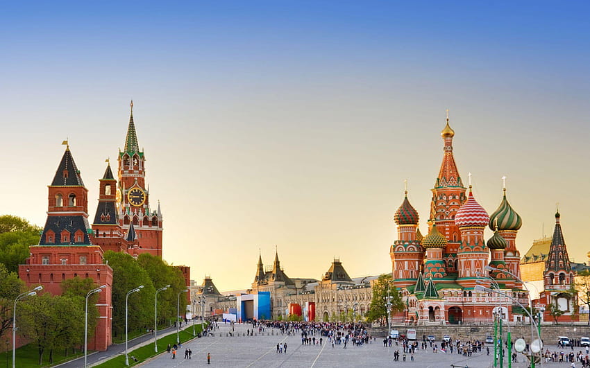 Stadt Moskau HD-Hintergrundbild