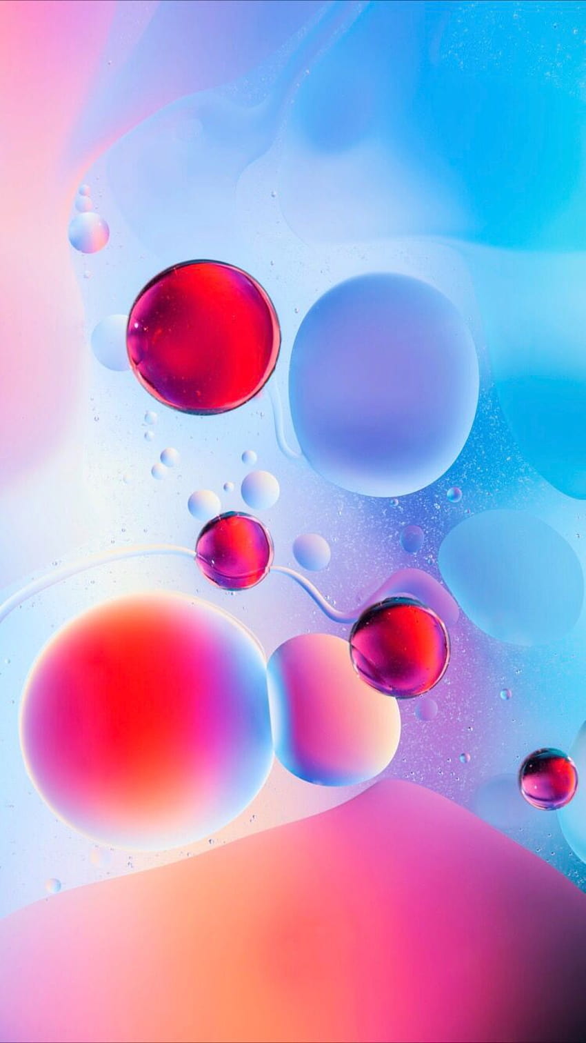 Pintura a óleo, bolhas de óleo coloridas Papel de parede de celular HD