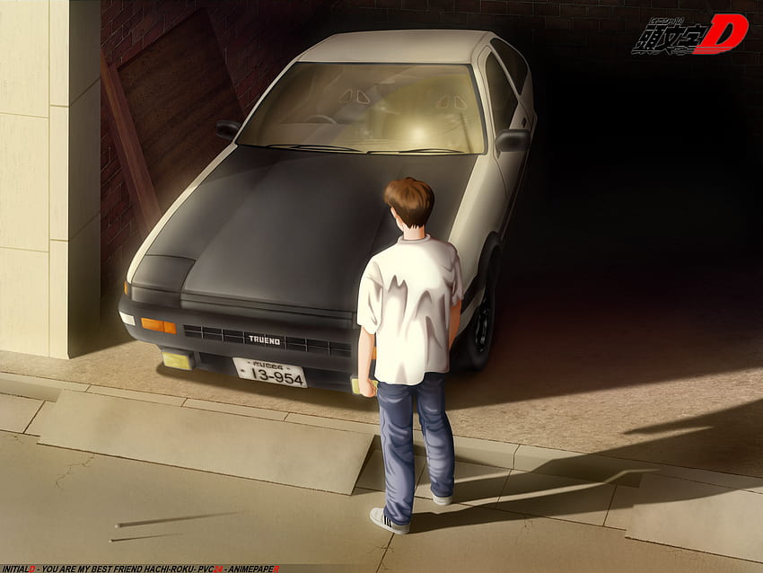 4 Initial D, 2048x1536 anime dos anos 90 papel de parede HD