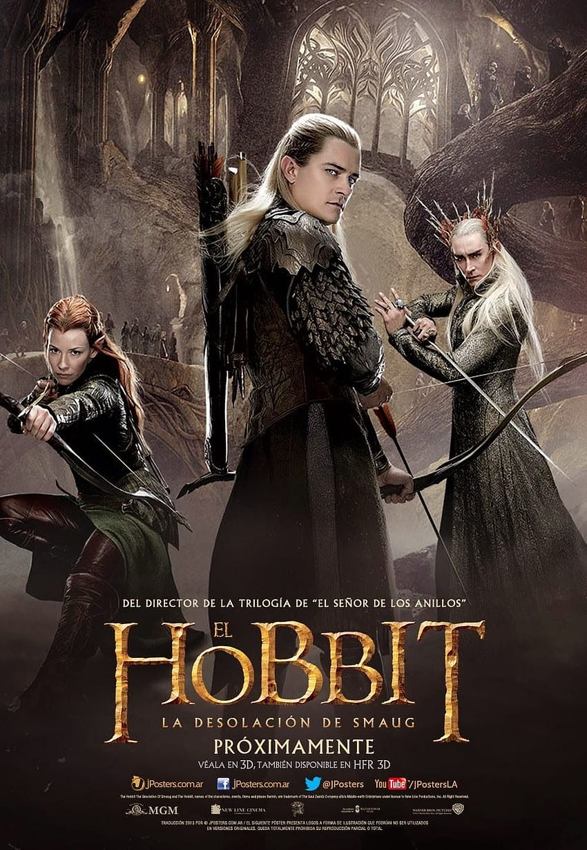 Hãy để áp phích quảng cáo The Hobbit mới khiến cho bạn cảm thấy như sẽ được hòa mình vào thế giới phép thuật chưa từng có. Với những hình ảnh đẹp và ấn tượng, đây chắc chắn sẽ là một trong những tác phẩm không thể bỏ qua của điện ảnh trong năm nay!