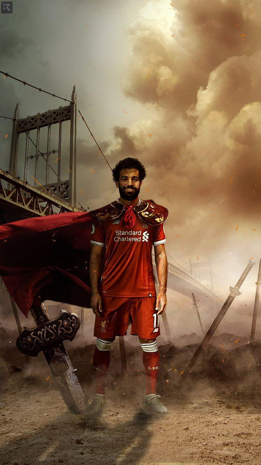 Mohamed Salah Liverpool lock screen/ 2017 by Ropn1996 on Tapeta na telefon HD