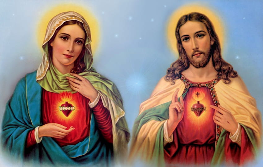 Anne Meryem ve İsa Çocuk Boyama Avrupa, telefon Meryem Ana ve İsa HD duvar kağıdı