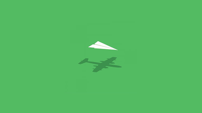 4584381 planes, backgrounds, simple green HD wallpaper