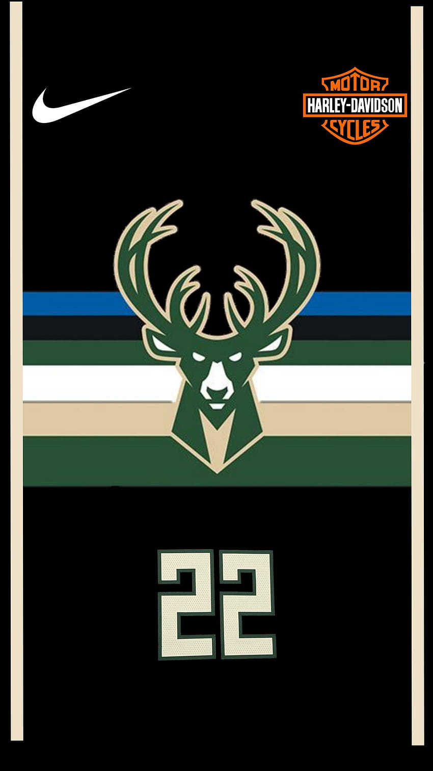 Here's some Bucks phone wallpapers I made. Includes City/Earned color  schemes! : r/MkeBucks