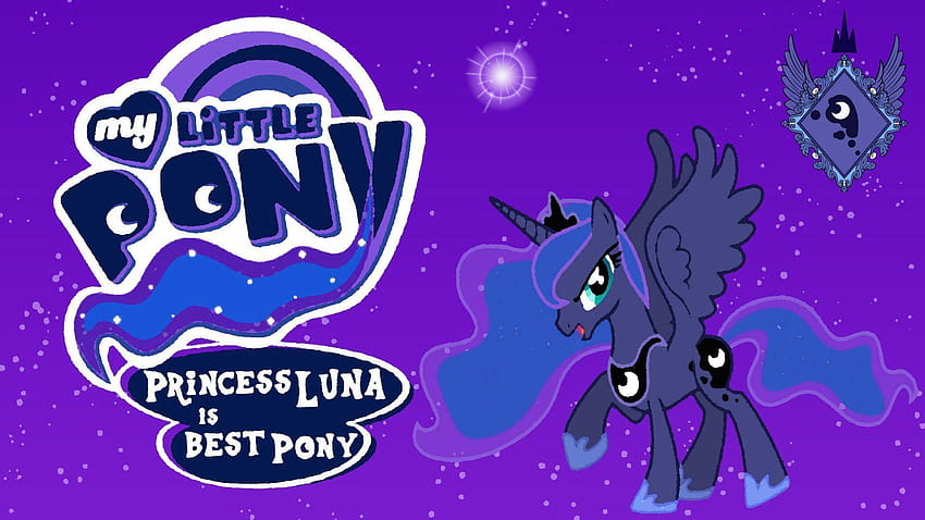 Princess Luna is best pony by Barrfind HD wallpaper