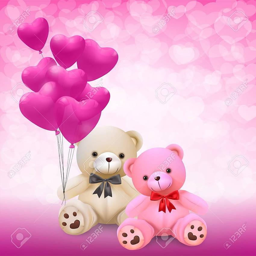 Pink Teddy Bear posted by John Tremblay, cute bears HD phone wallpaper