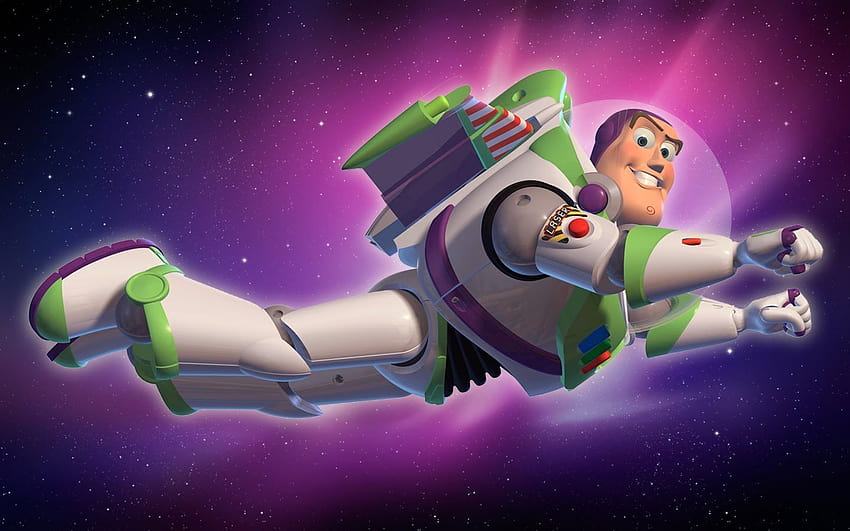 Buzz Lightyear Flying In Space 1440×900 HD wallpaper