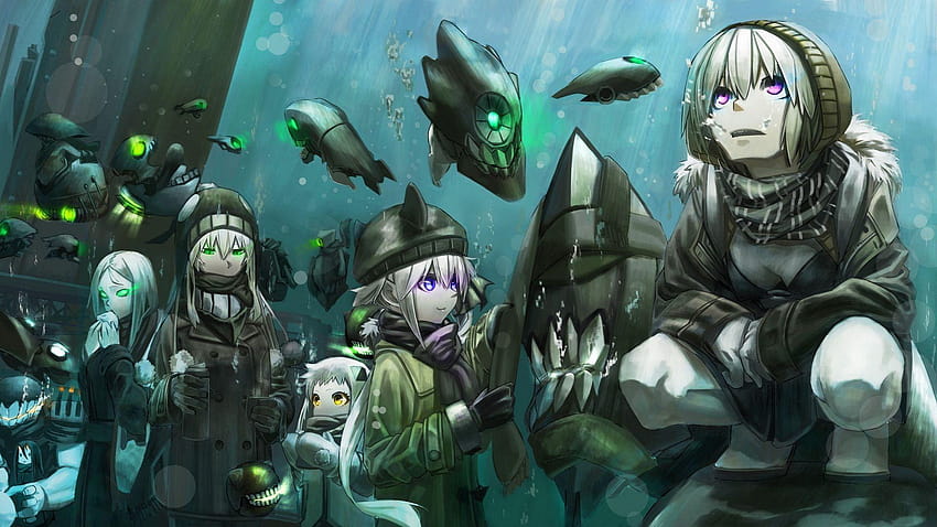 Karakter Anime Kelas Kantai Wo, kancolle Wallpaper HD