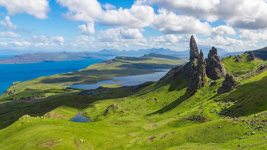 Escocia, The Old Man of Storr, Isla de Skye / y s móviles, schottland fondo de pantalla