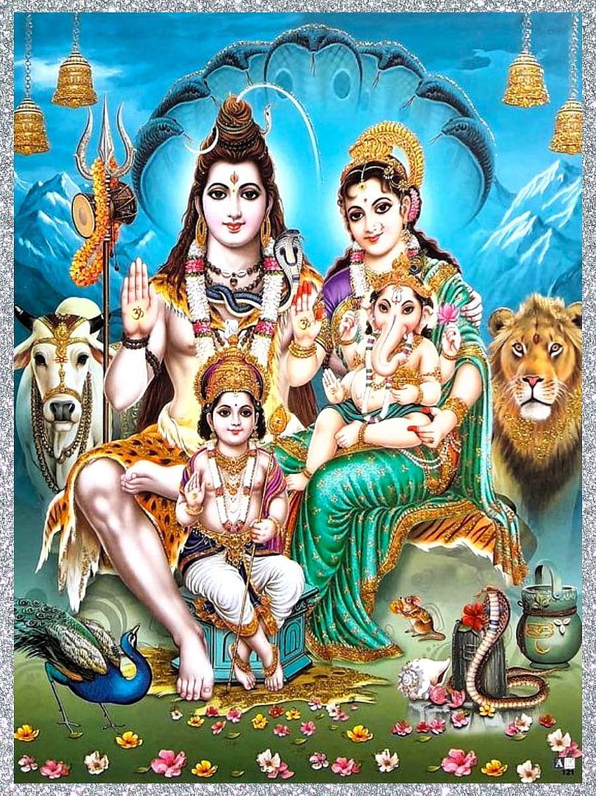 Lord Shiva P, shiv parivar HD phone wallpaper | Pxfuel