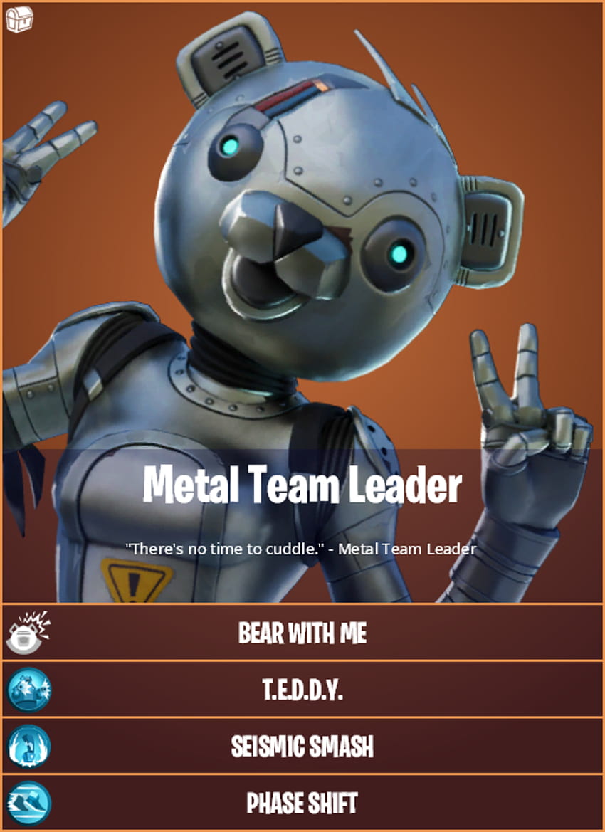 Metal Team Leader Fortnite HD phone wallpaper