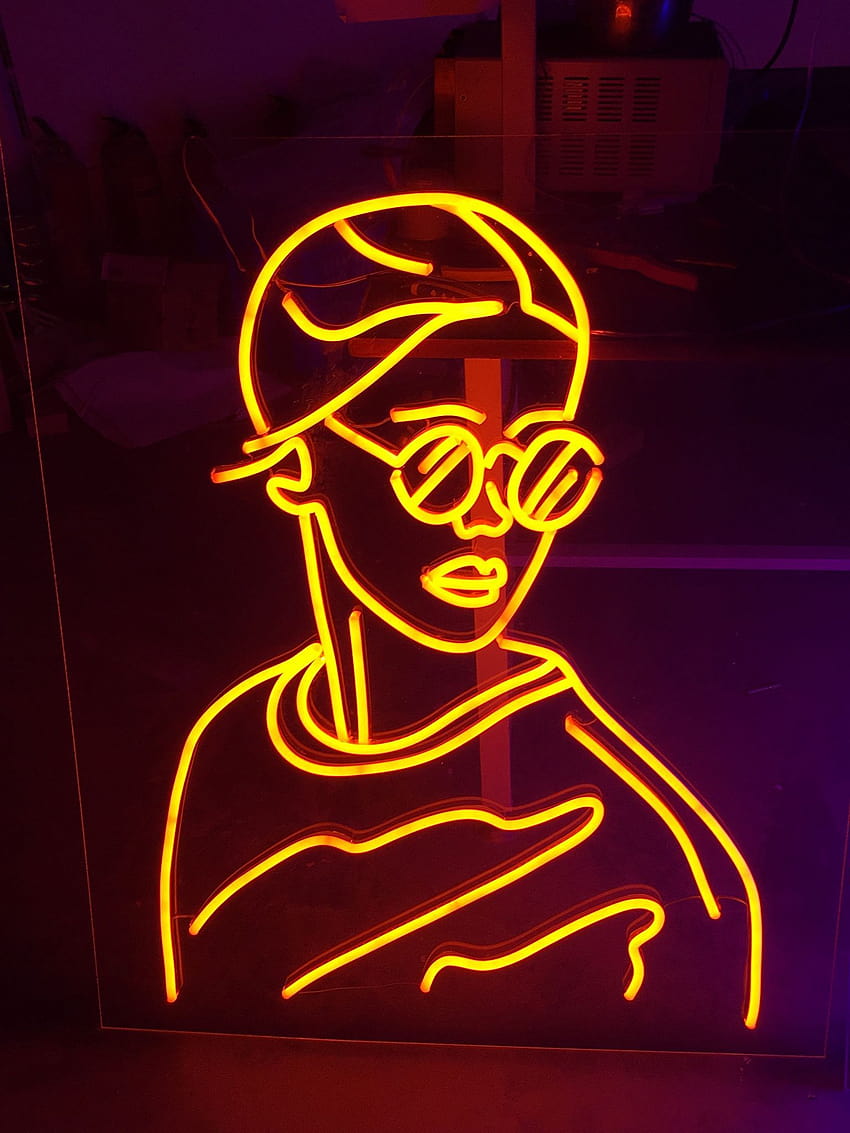 LED neon light sign in 2020, aesthetic led HD phone wallpaper