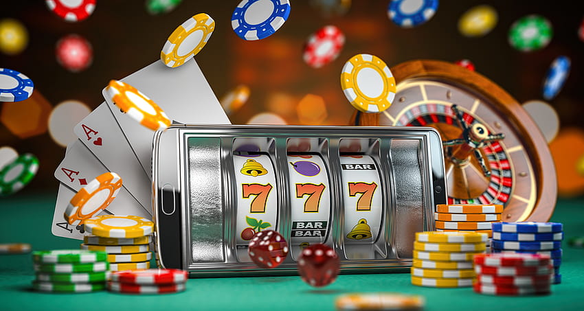 Czego można się spodziewać podczas pierwszej wizyty w kasynie, automat do gier Tapeta HD