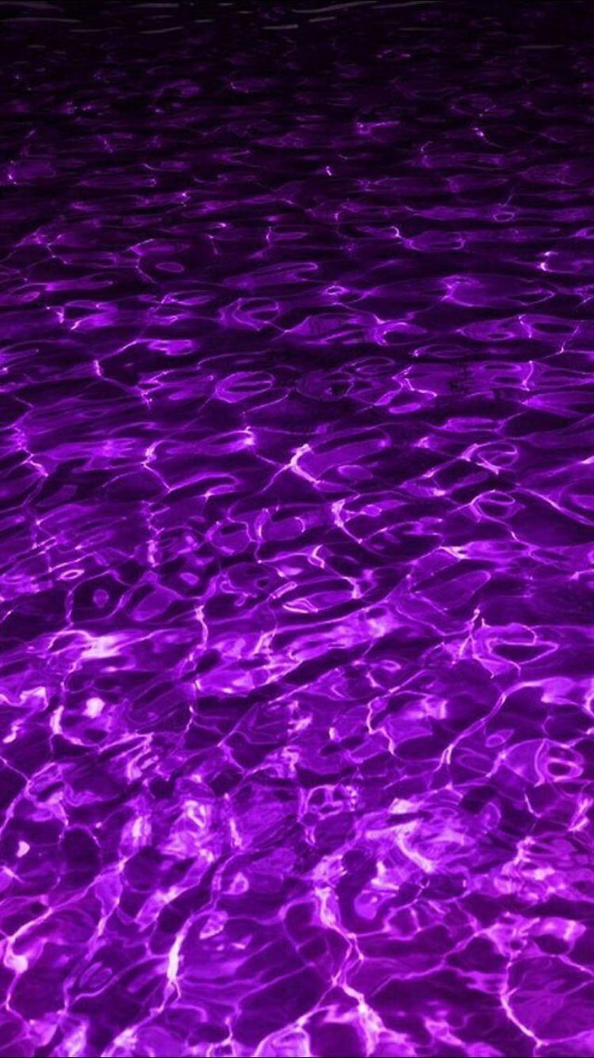 Черна и лилава вода, лилава постна естетика HD тапет за телефон