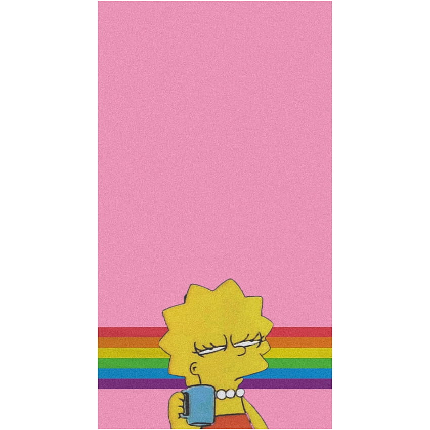 Lisa Lisasimpson Simpsons Sipmsons Lisa Simpson Aesthetics HD Phone