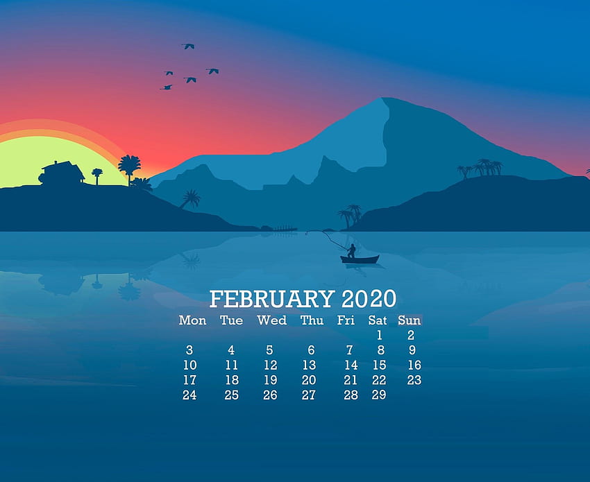 February 2020 Calendar HD wallpaper | Pxfuel