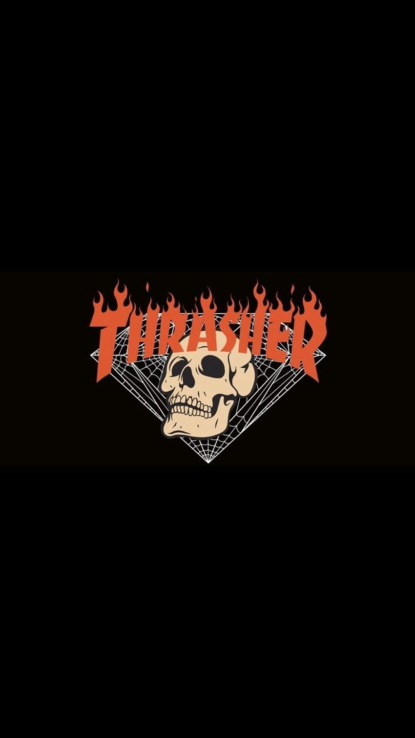 Letitbe가 공유한 Thrasher 매거진 해골, 미학적인 Thrasher HD 전화 배경 화면