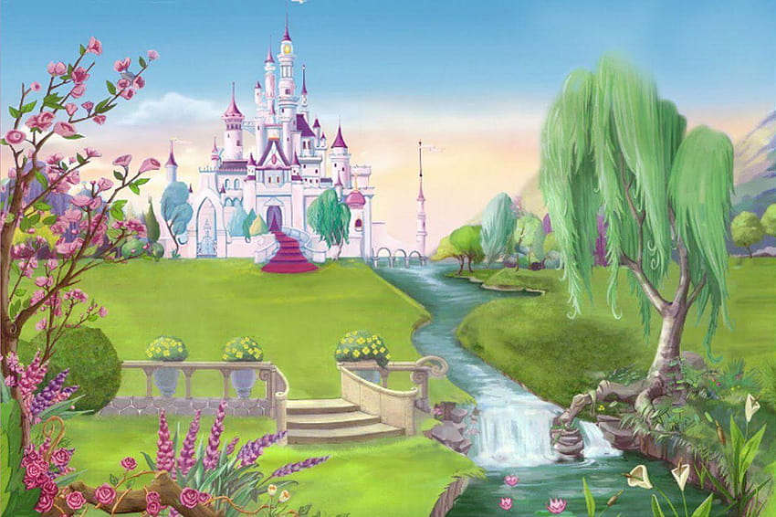 Disney-Prinzessin-Schloss 10 HD-Hintergrundbild
