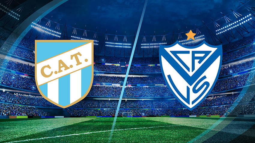 Sehen Sie sich die argentinische Liga Profesional de Fútbol an: Atlético Tucumán vs. Vélez Sarsfield HD-Hintergrundbild