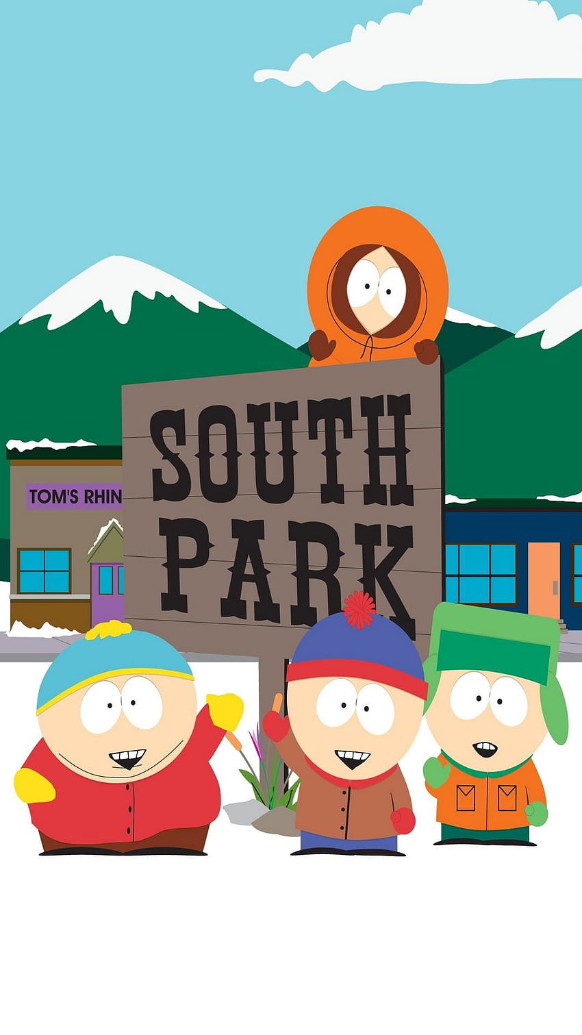 South Park iPhone, Ерик Картман iphone HD тапет за телефон