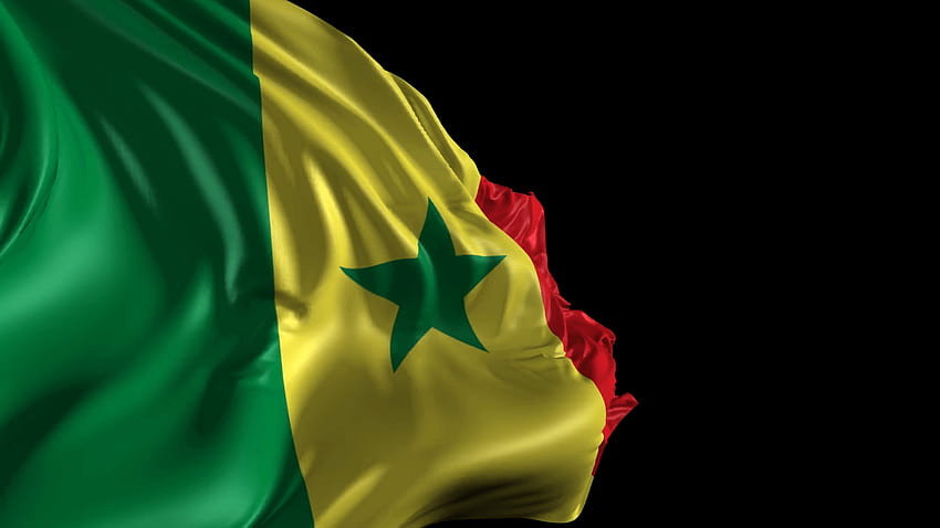 Flagge von Senegal, Senegal-Flagge HD-Hintergrundbild