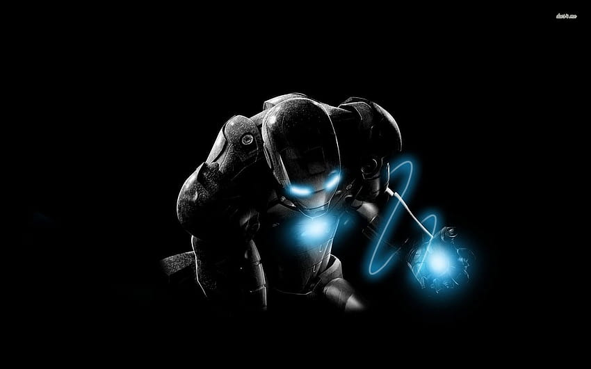 Dark Iron Man, mechatronics HD wallpaper