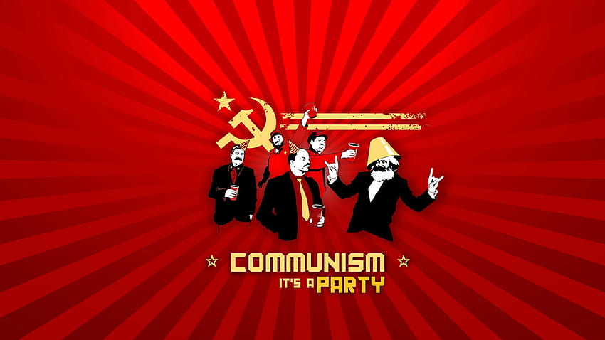 共産主義、パーティーだ!!! ：、 共産党 高画質の壁紙