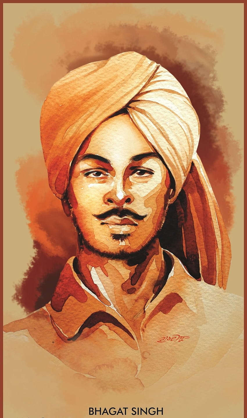 Shaheed Bhagat Singh & 2020, bhagat singh animé Fond d'écran de téléphone HD