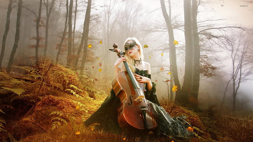 7 Violoncello, violoncello anime Sfondo HD