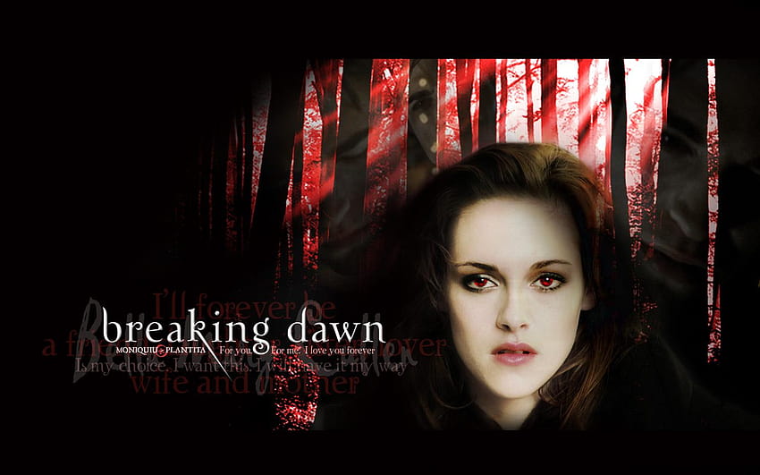 Twilight Breaking Dawn 2 de la série Twilight, crépuscule pour toujours Fond d'écran HD