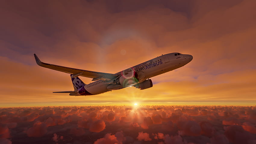 434825 sky, planes, Microsoft Flight Simulator, microsoft flight simulator 2020 HD wallpaper