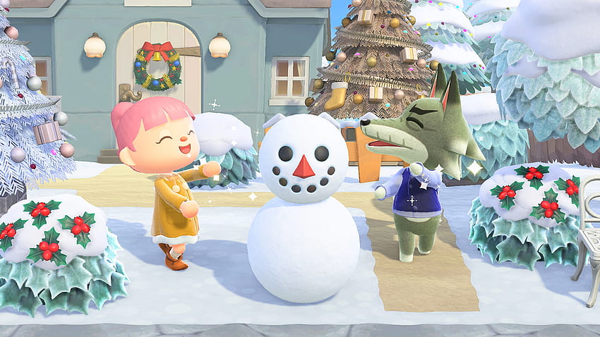 Schneeführer für Animal Crossing: New Horizons: 3 Tipps, um jedes Mal den perfekten Snowboy zu machen HD-Hintergrundbild