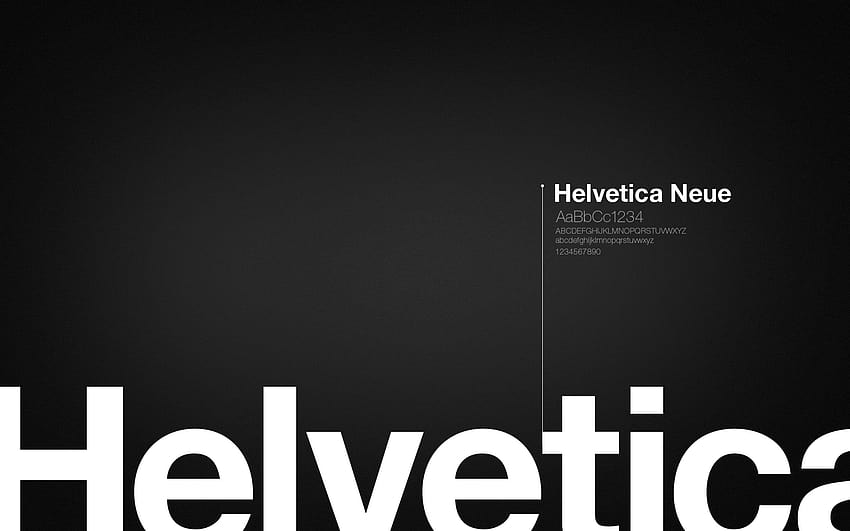 Helvetica Neue, Typography, Digital art / and HD wallpaper