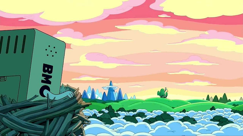 Adventure Time BMO Изгубен преглед HD тапет