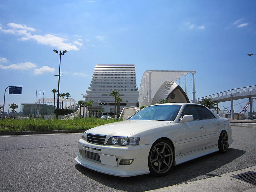 : White JZX100 Chaser HD wallpaper