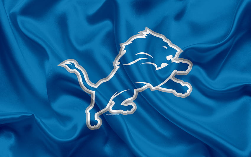 Detroit Lions, American football, logo, emblem, NFL, National Football League, Detroit, National Football Conference with resolution 2560x1600. High Quality, detroit lions computer HD wallpaper
