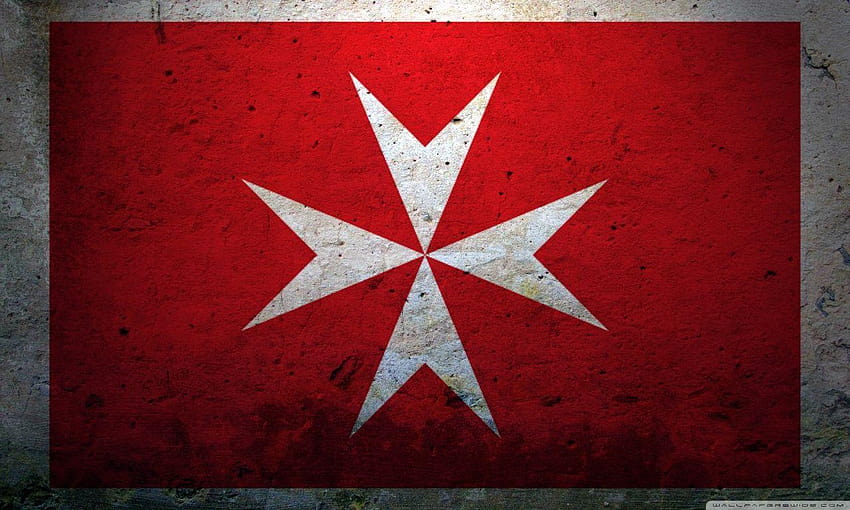 Grunge Civil Ensign Of Malta : High HD wallpaper
