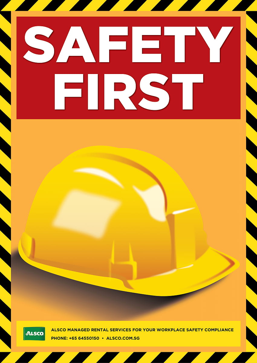 Плакати за безопасност на работното място, здраве и безопасност на околната среда HD тапет за телефон