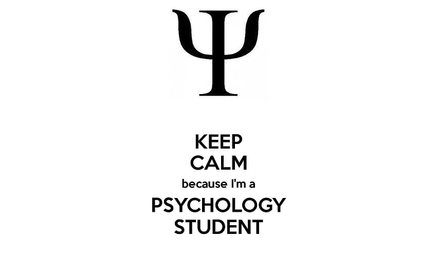 Bleiben Sie ruhig, denn ich bin ein Psychologiestudent, Phykologen HD-Hintergrundbild