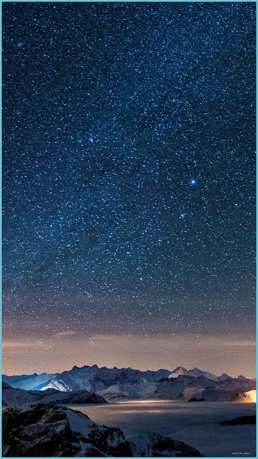 Beautiful Starry Sky IPhone Iphone Sky, night sky mobile HD phone wallpaper