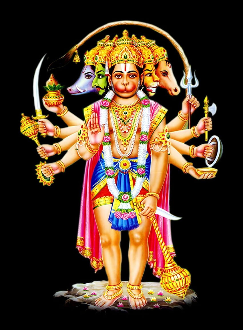 Panchamukha Hanuman, panchmukhi hanuman Sfondo del telefono HD