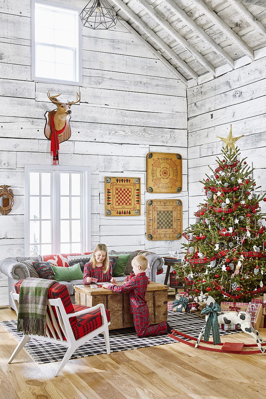 9 Best Christmas Decoration Ideas, cozy rustic christmas HD phone wallpaper