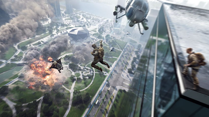 Battlefield 2042 preview: 128 players, massive maps, and multiplayer mayhem HD wallpaper