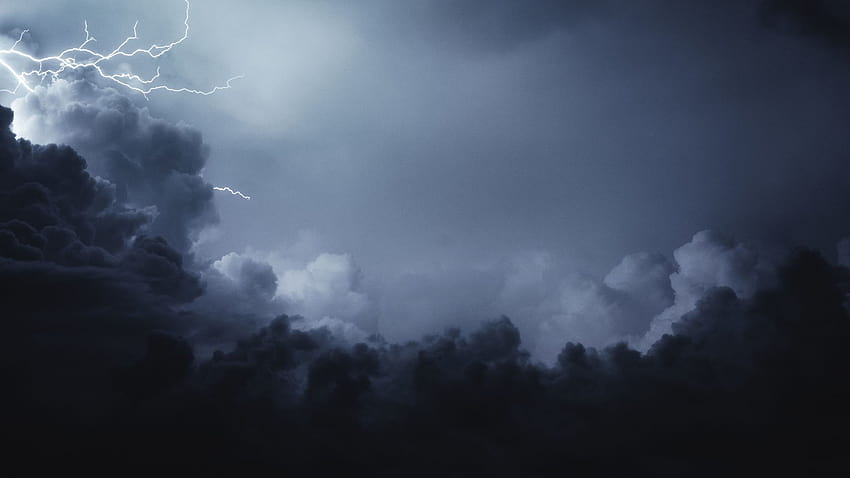 Petir, gelap, langit, awan, badai,, latar belakang, 328fef, cuaca gelap Wallpaper HD