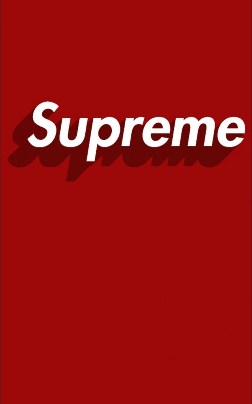 Supreme iPhone X Top Supreme iPhone X, supreme anime HD phone wallpaper