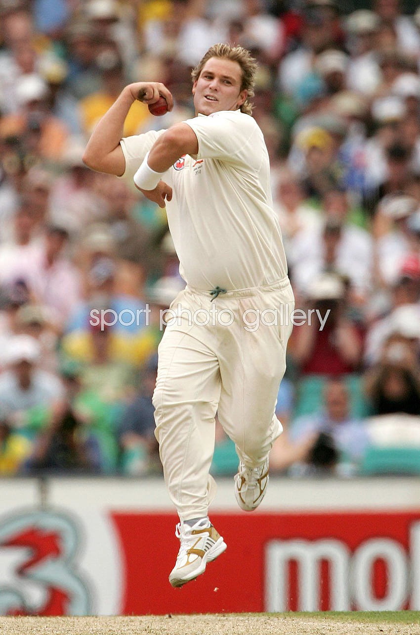 Shane Warne Australia Pierna Spinner 5th Ashes Test Sydney 2007 fondo de pantalla del teléfono